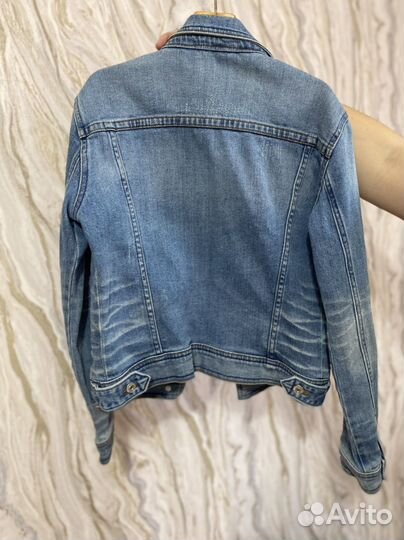 Джинсовая куртка zara xs -s