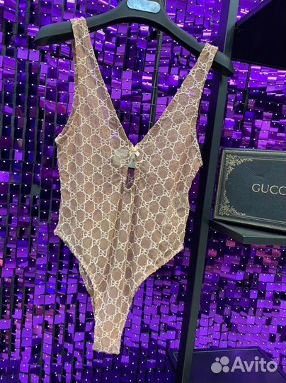 Роскошные боди Gucci, 2 цв., коробка фирменная