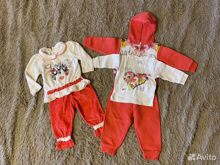 Огромный пакет вещей на девочку 68-74 р-р