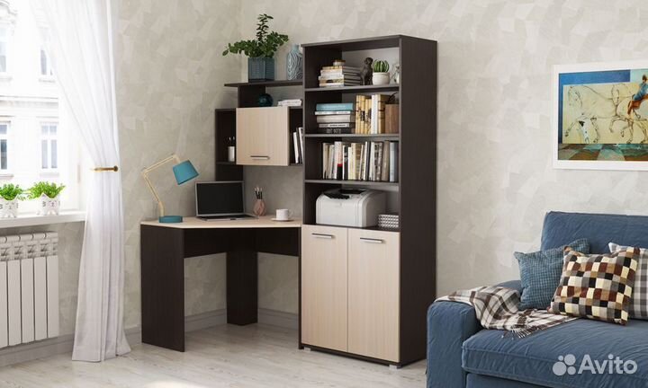 Письменный стол угловой пкс-8 Венге / дуб белфорт