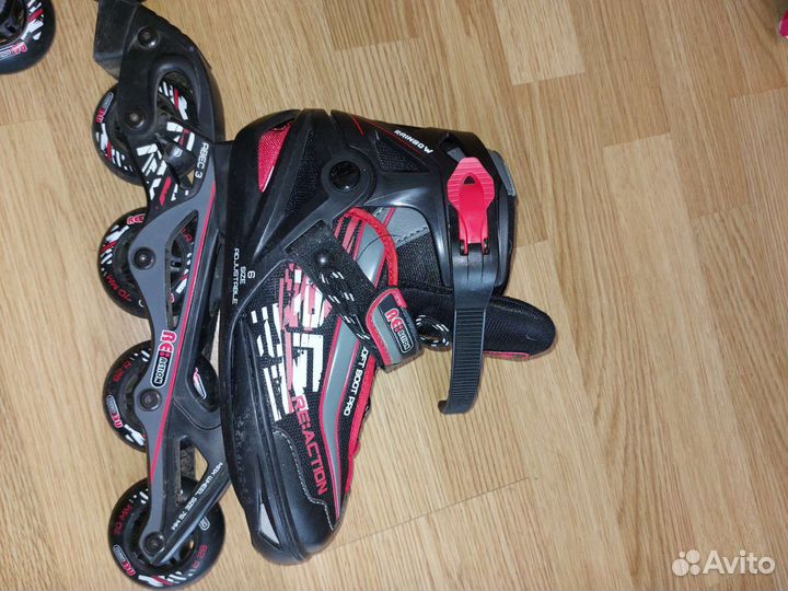 Роликовые коньки детские Reaction Rainbow