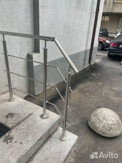 Перила для крыльца из нержавеющей стали