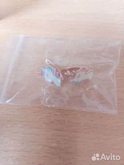 Серьги детские