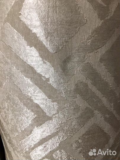 Портьерная ткань и шторы Жаккард «Ромбики»