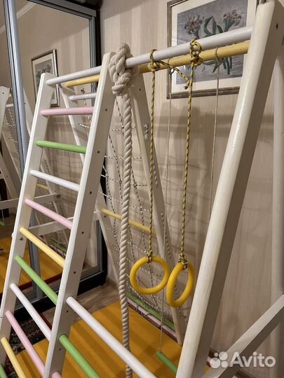 Игровой комплекс с приставной горкой/лесенкой