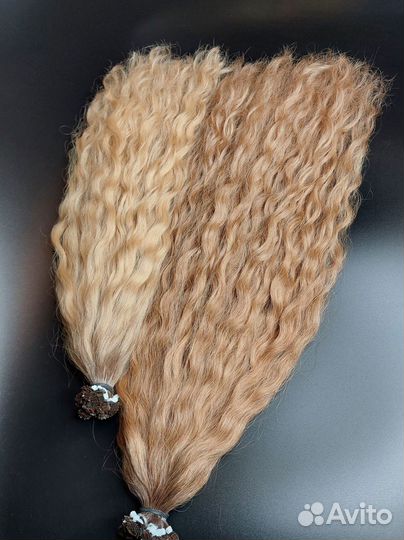 Волосы для наращивания Exclusive +, кудри, опт