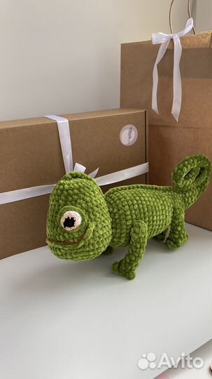 Хамелеон игрушка