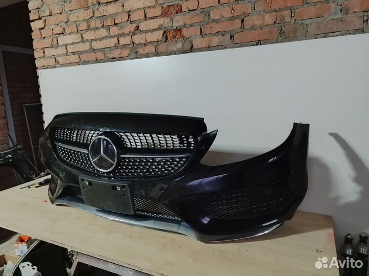 Передний бампер мерседес w205 AMG