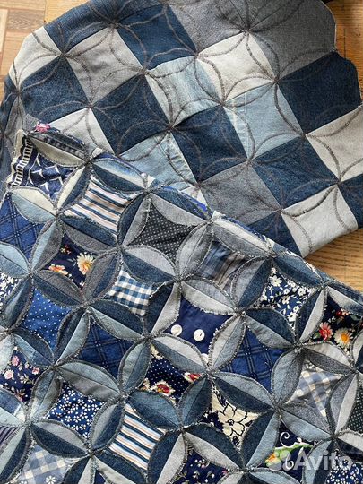 Покрывало ручной работы плед с чехлами