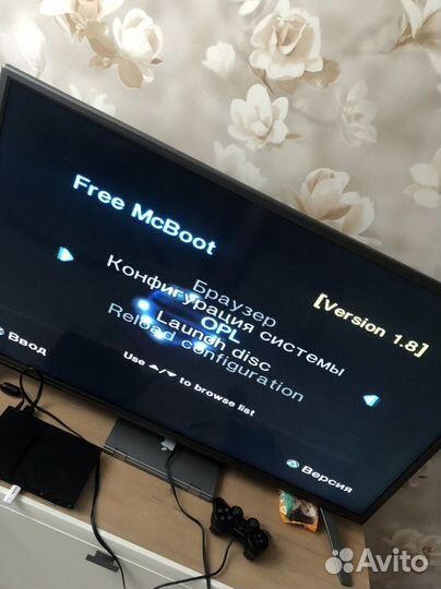 Sony playstation 2 прошита, с флешкой в комплекте