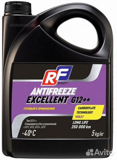 Ruseff 17362N Антифриз antifreeze excellent G12++