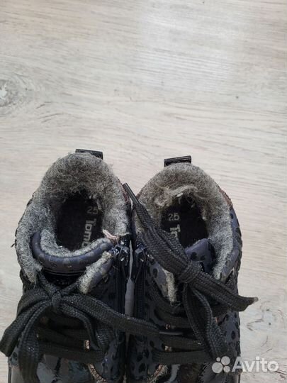 Ботинки демисезонные для девочки 25 размер