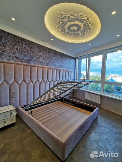 Мягкие стеновые панели и кровати