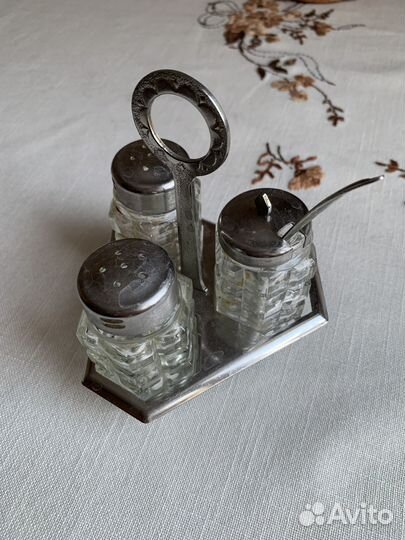 Набор для специй, стекло, советской эпохи