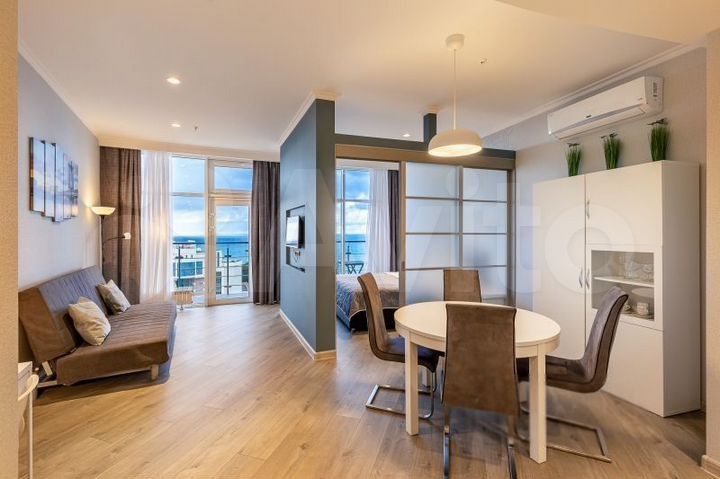 1-к. апартаменты, 57 м², 11/17 эт.