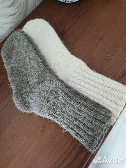 Носки шерстяные ручной работы
