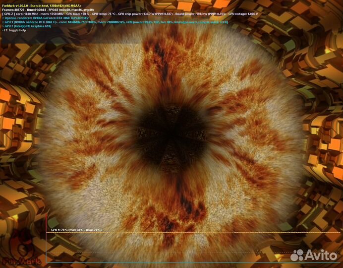 Видеокарта RTX3060ti ventus 2X OC 8GB