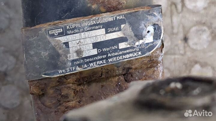 Устройство прицепное (фаркоп) Audi 80 (B4), 1994