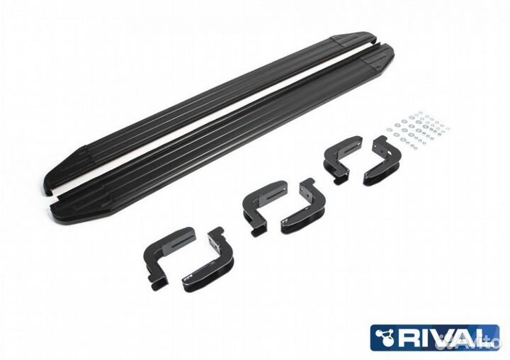 Пороги-подножки Nissan Pathfinder 2004-2014 Premiu