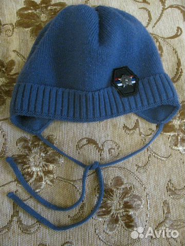 Шапка для мальчика от 1 до 3 лет