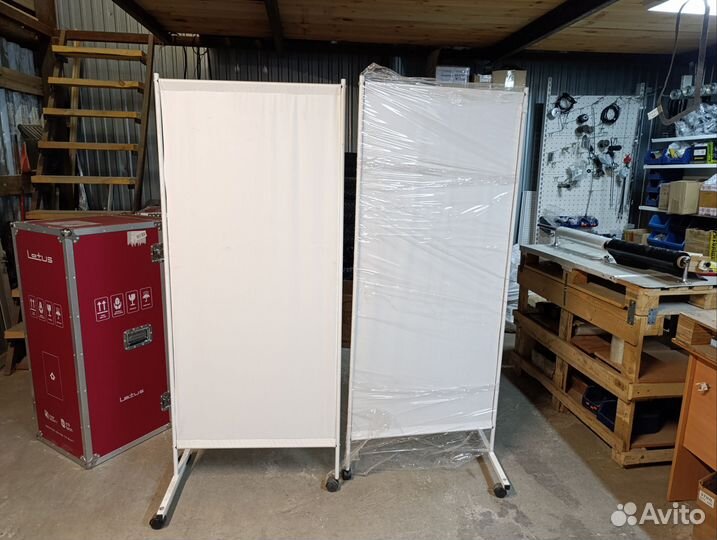 Ширма перегородка белая