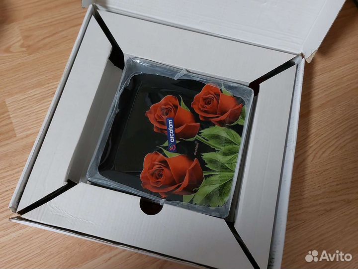 Набор тарелок arcofam, стекло, 7шт