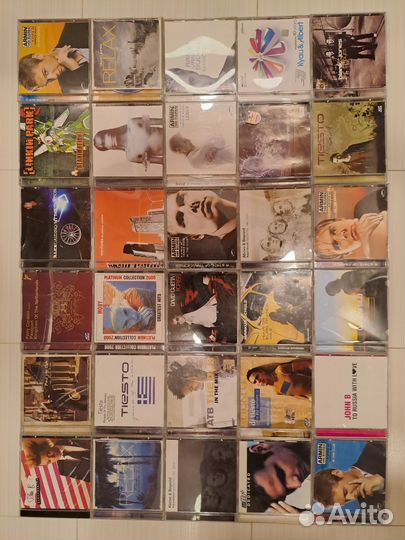 Старые диски с клубной музыкой