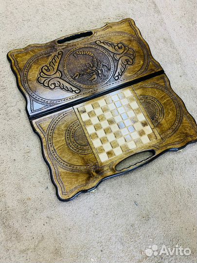 Нарды резные ручной работы