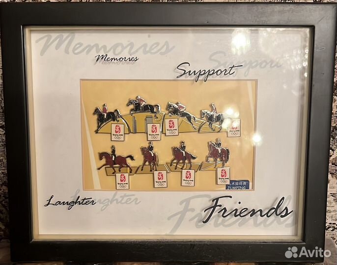 Олимпиада в Пекине'2008. Значки. Конный спорт