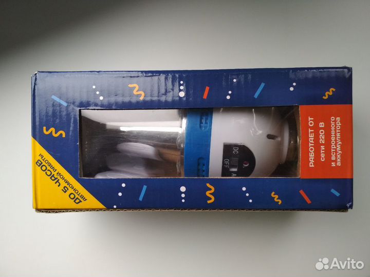 Светодиодная лампа на аккумуляторе с пультом ду