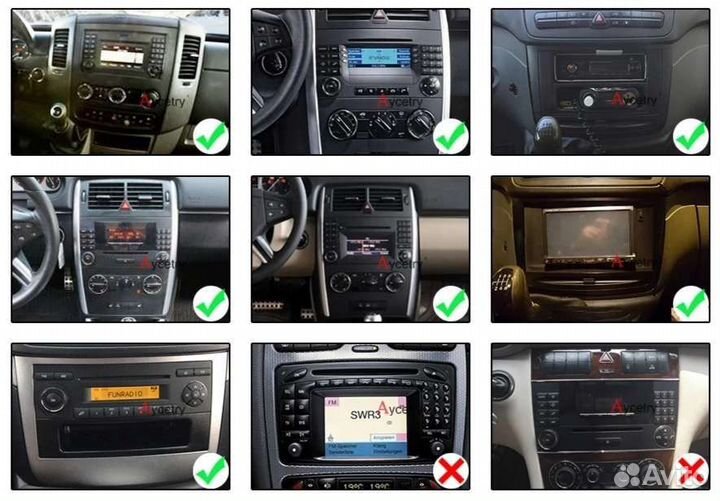 Штатные андроид магнитолы для Mercedes Benz