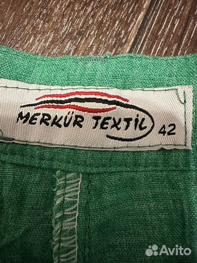 Брюки лен 48