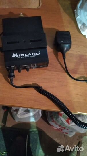 Автомобильная рация с антенной