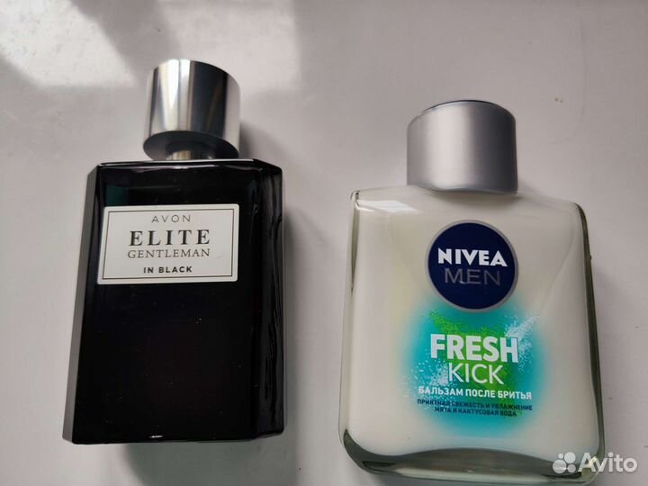 Бальзам муж. Nivea+туал.вода Avon elite gentleman