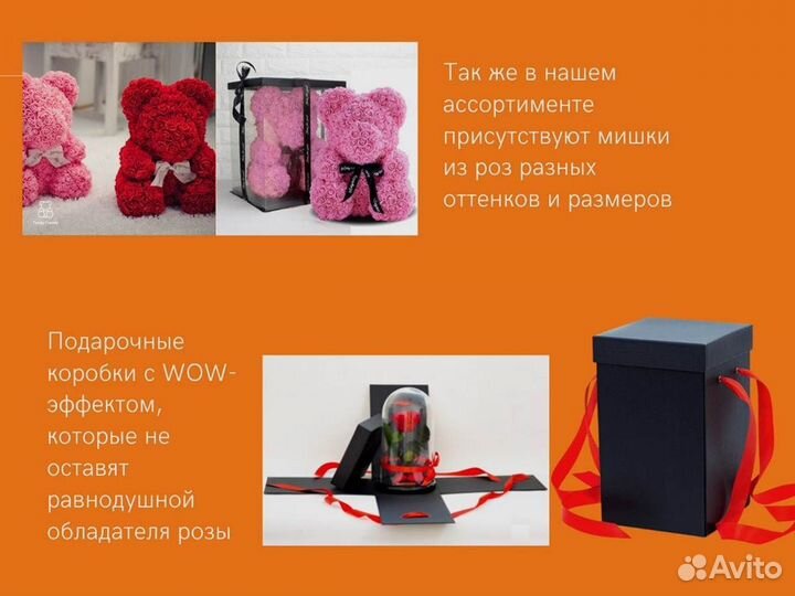 Вечная роза в колбе