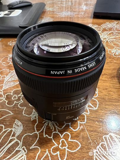 Объектив canon EF 85mm 1.2 ii usm