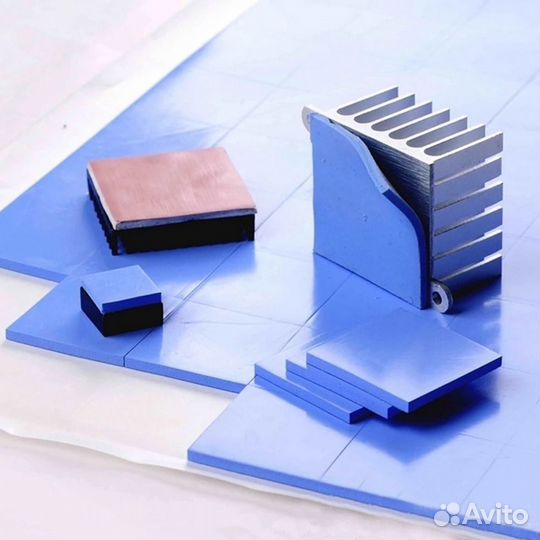 Термопрокладка 100х100х0,5мм, 6 Вт/мк