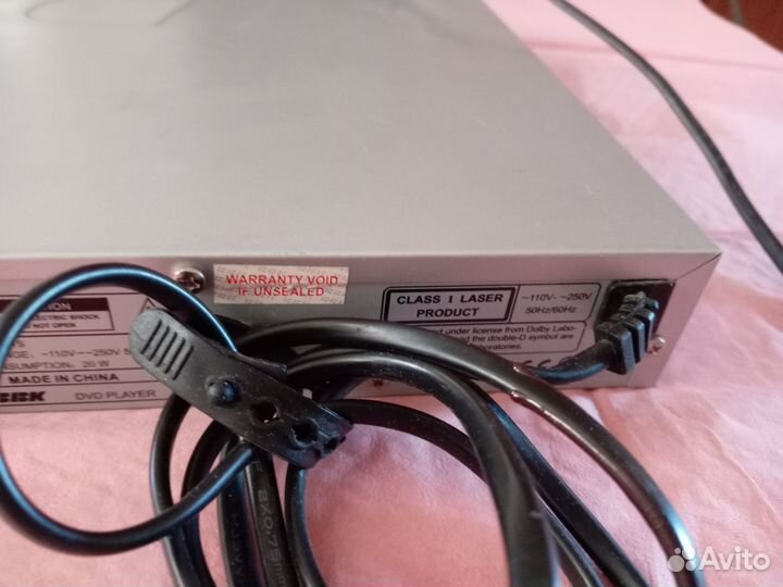 DVD плеер BBK. Рабочий. 2 выхода под микрофоны