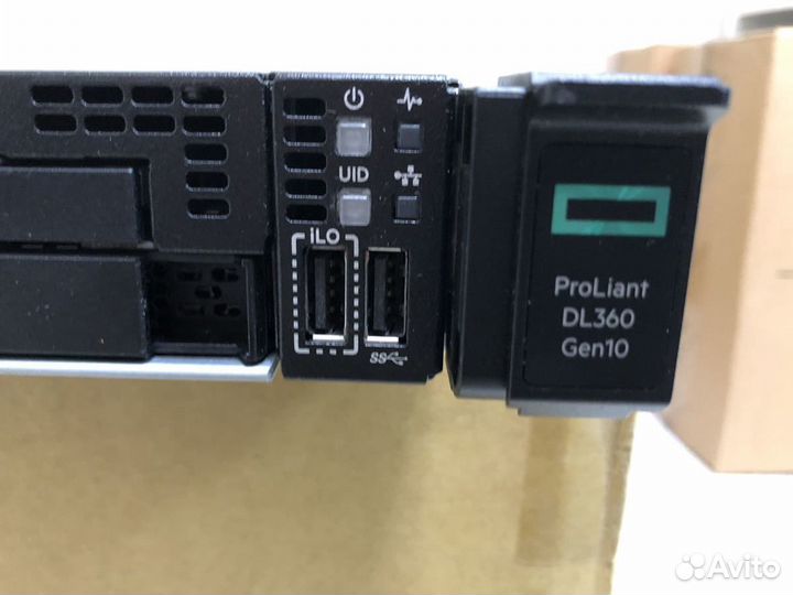 Сервер HPE dl360 gen10/ 2xGold 6146/128Gb