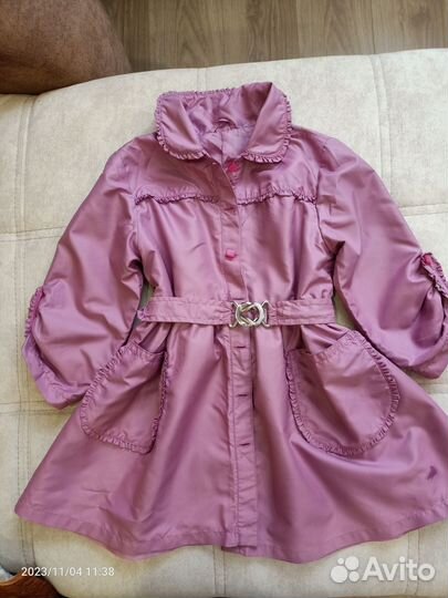 Плащ для девочки