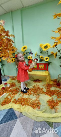 Платье для девочки на праздник осени 92 98р