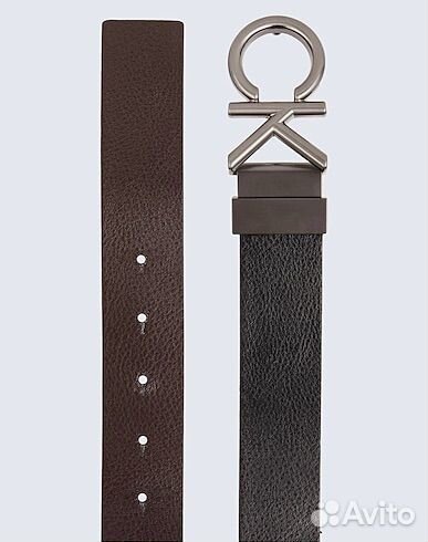 Calvin Klein кожаный ремень мужской, унисекс 100см