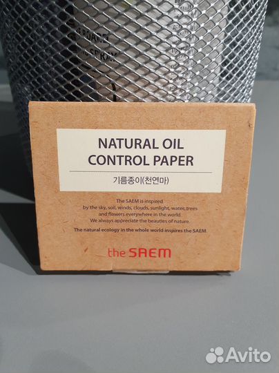 Матирующие салфетки из бамбука The Saem, S.Korea