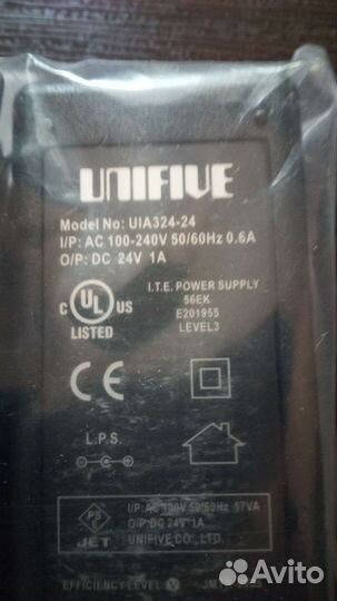 Зарядное устройство Unifive 24V 1A