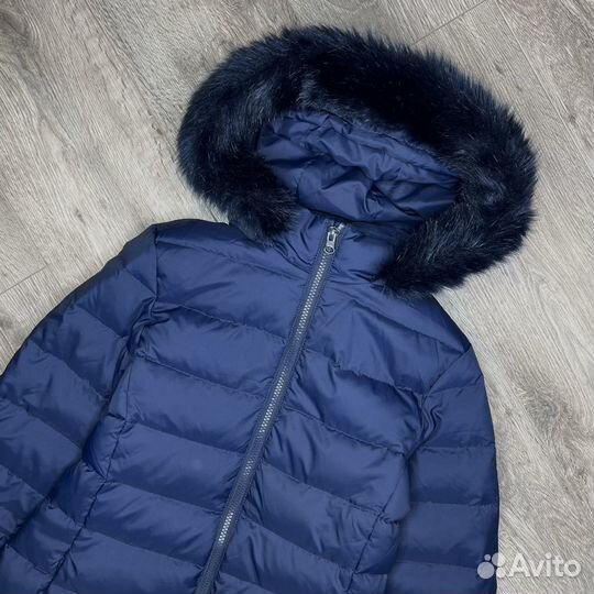 Пальто пуховое Benetton 160 (XXL) куртка длинная