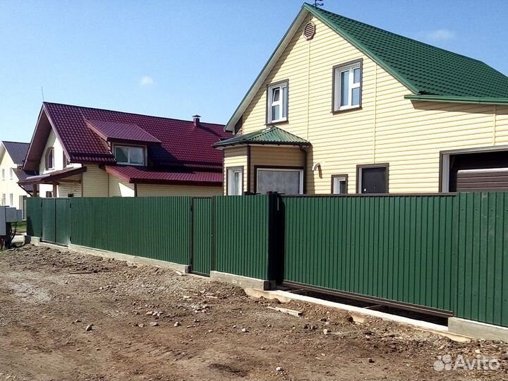 Забор из профнастила