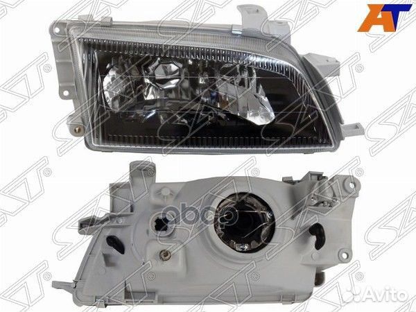 Фара toyota caldina/carina E 92-96 RH черный хр