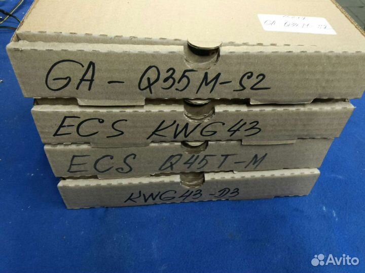 Мат платы 775 4 слота m-atx