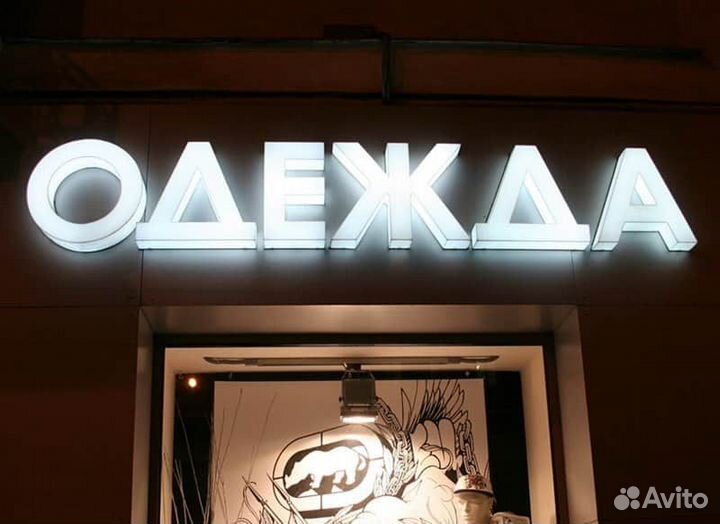 Объемные световые буквы