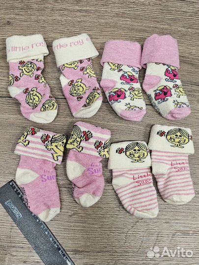 Носки 0-6 - комплект 4 пары